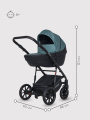 Коляска 2 в 1 RIKO BASIC PACCO 03 Lagoon