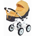 Коляска 2 в 1 Rant Siena Classic 10 серый-желтый