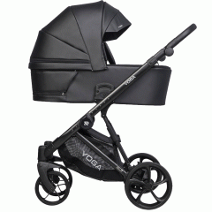 Коляска 2 в 1 Riko Basic Yoga Ecco 12 Black