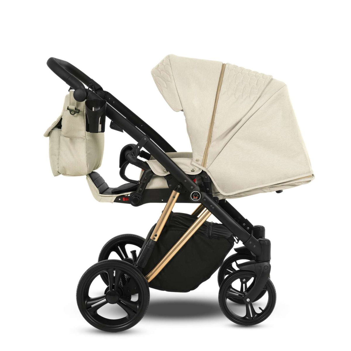 Коляска Camarelo Faro 3 в 1 светло-бежевый меланж