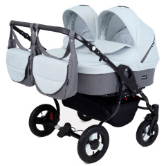 Коляска для двойни 2 в 1 Rant Dream Duo 01 графит-серый