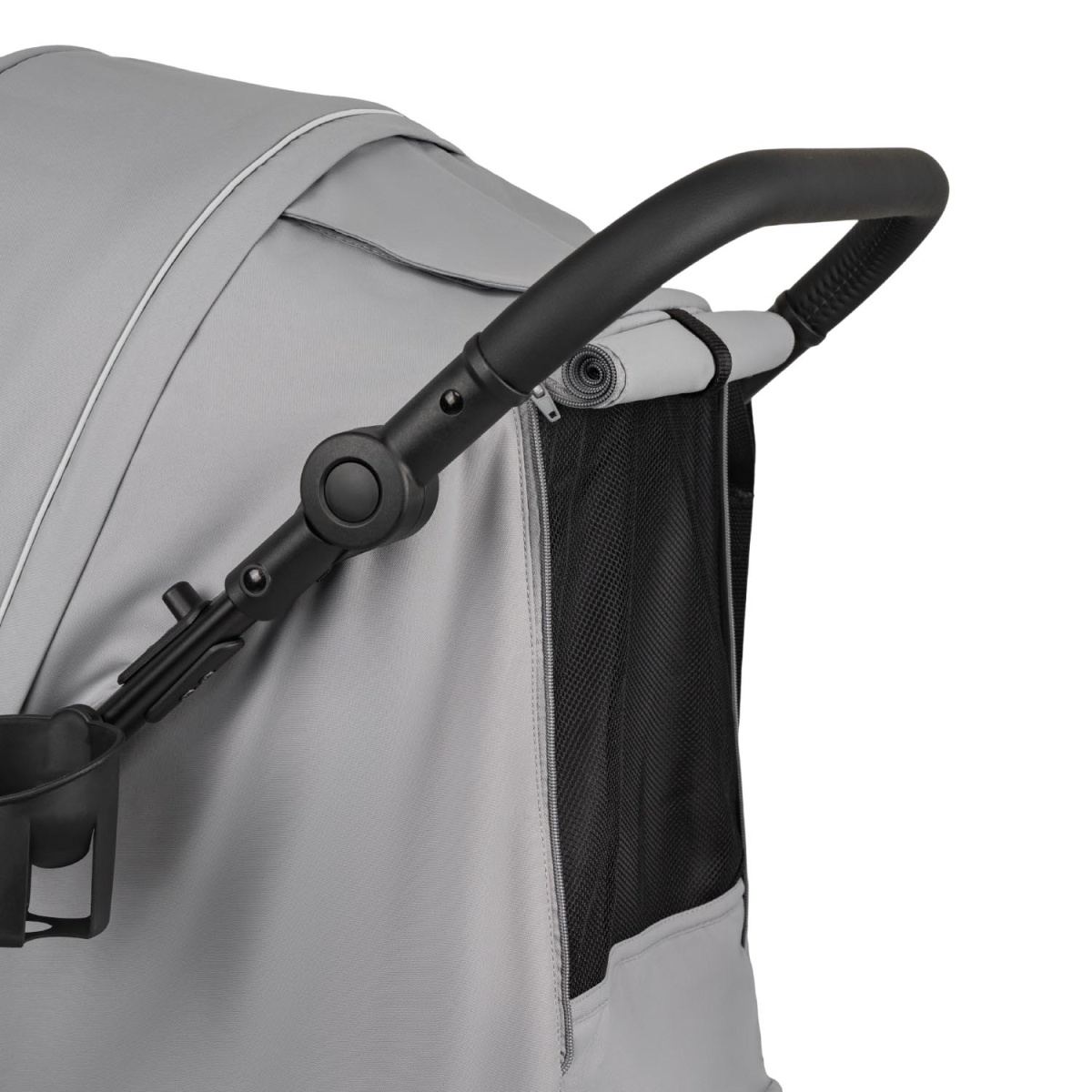 Коляска прогулочная Indigo EPICA XL AIR с сумкой светло-серый