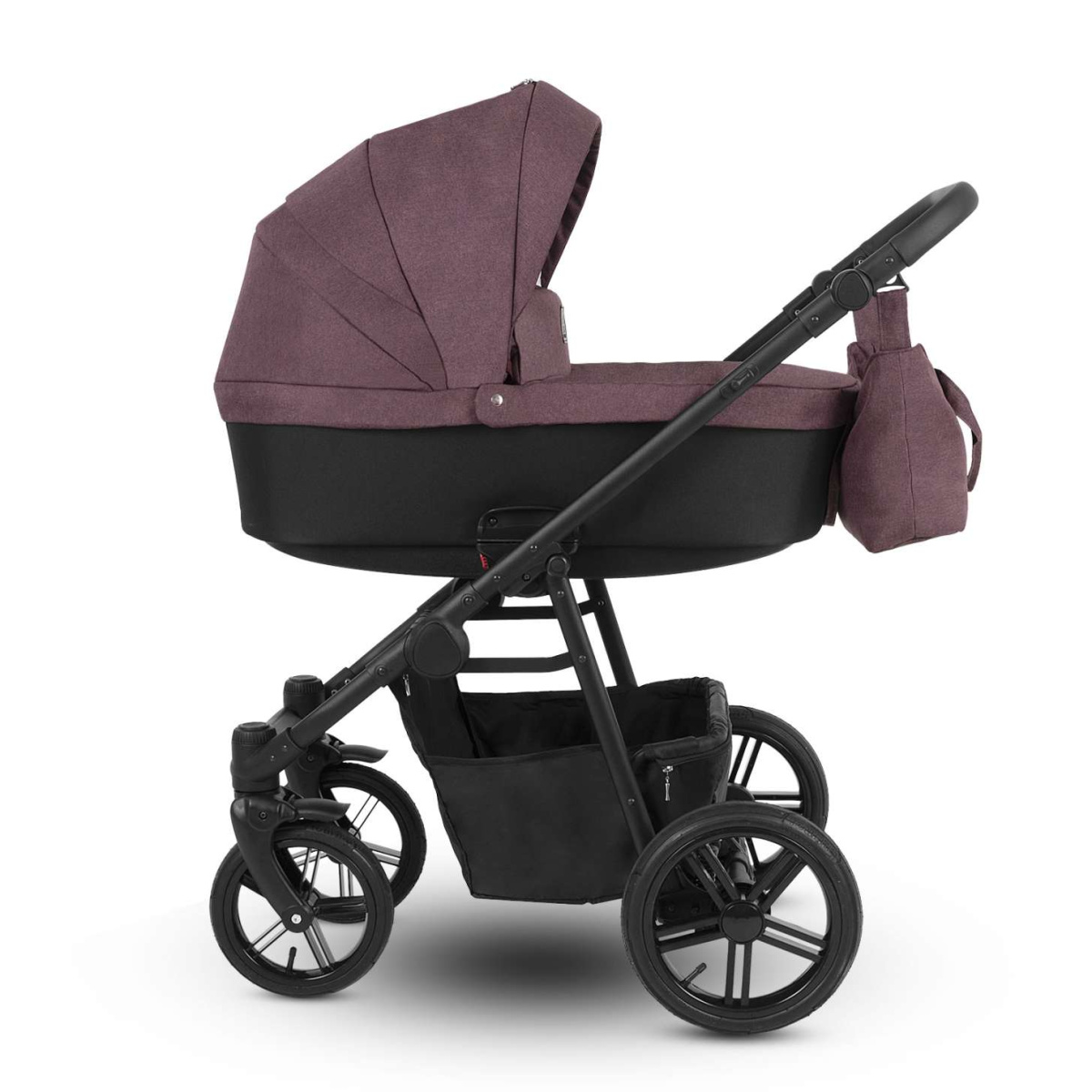 Коляска Camarelo Picco 3 в 1 гранатовый меланж