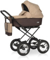 Коляска 2 в 1 Riko Basic Bella Classic 07 коричнево-бежевый
