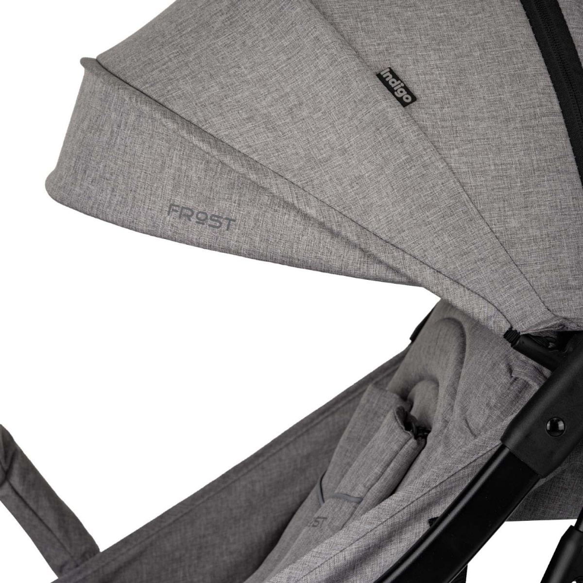 Коляска прогулочная Indigo FROST серый