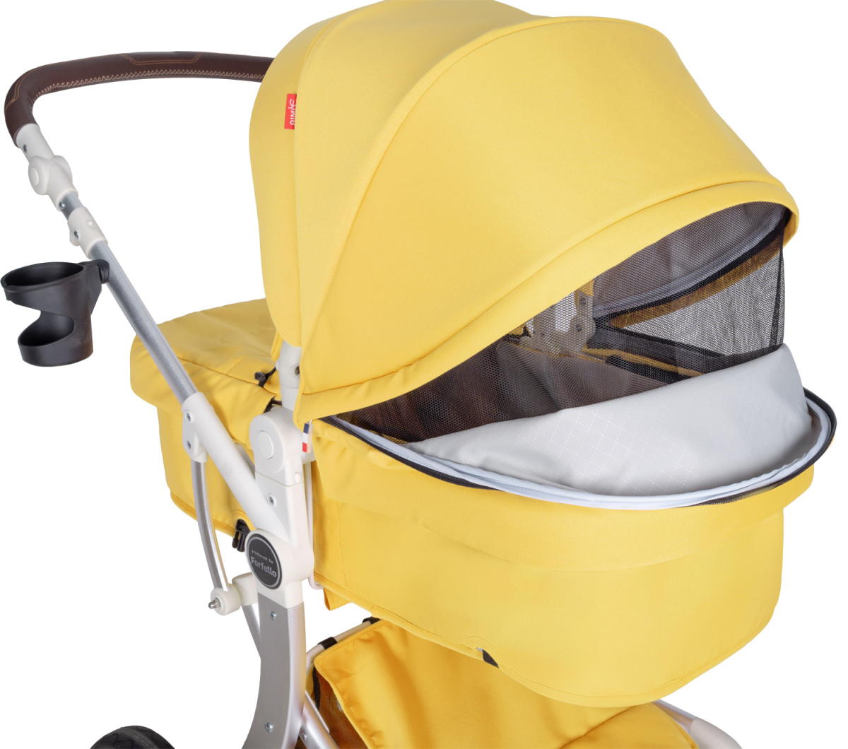 Коляска трансформер Farfello Aimile Original New Pearl (Попкорн NDP-7)