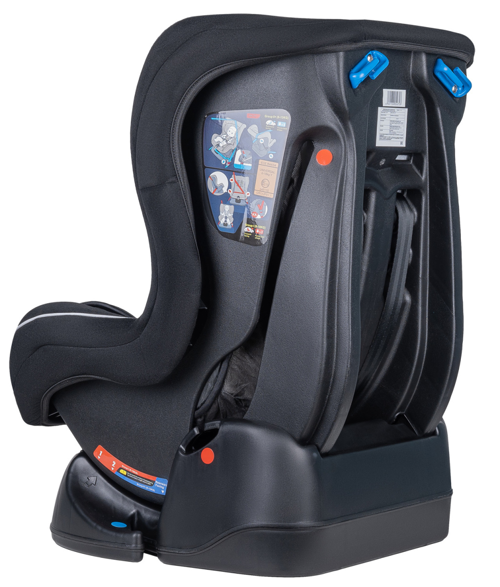 Автокресло детское Farfello GE-B велюр черное Total black velvet