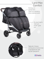 Коляска прогулочная Farfello Lane Max Comfort (Onyx Black/чёрный)