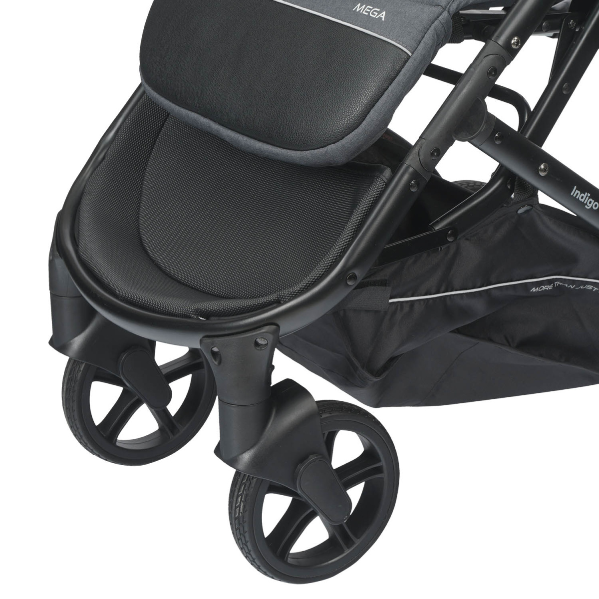 Коляска прогулочная Indigo MEGA темно-серый