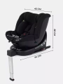 Автокресло Mowbaby Stage isofix (40-150 см) 0-36 кг Black