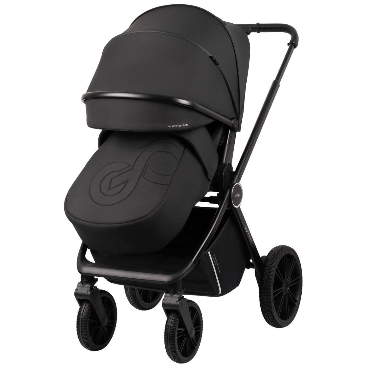 Коляска 2 в 1 Indigo STING черный