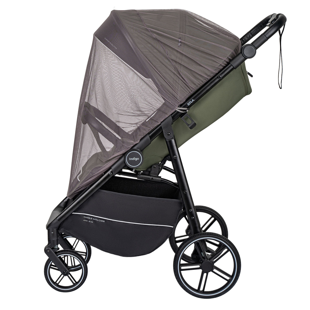 Коляска прогулочная Indigo ERA оливковый