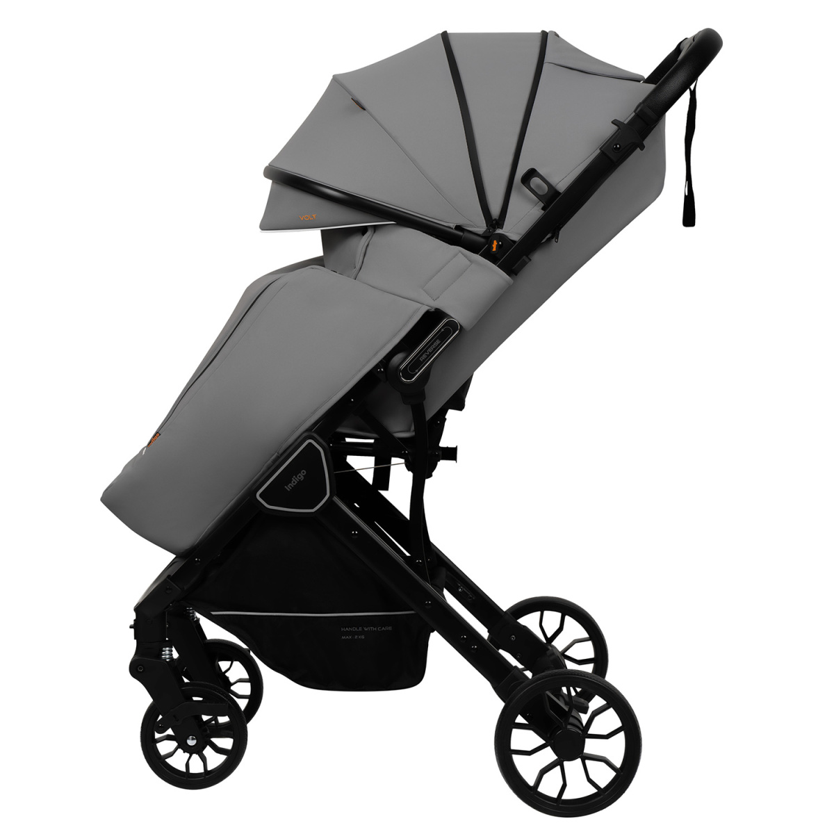 Коляска прогулочная Indigo VOLT светло-серый