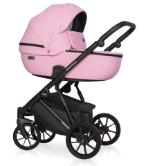 Коляска 3 в 1 Riko Basic Montana Ecco 14 Rose розовый