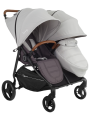 Коляска прогулочная для двойни Rant Twinny RA151 Soft grey. Цвет: Серый