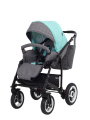 Коляска 2 в 1 Rant Nova 02 серый-мятный
