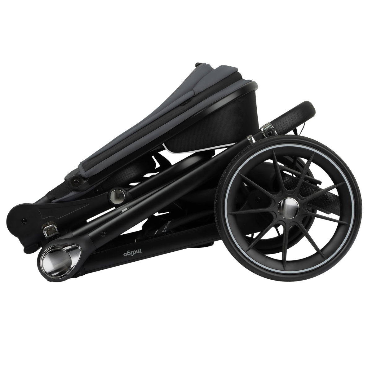 Коляска прогулочная Indigo GLOSS темно-серый