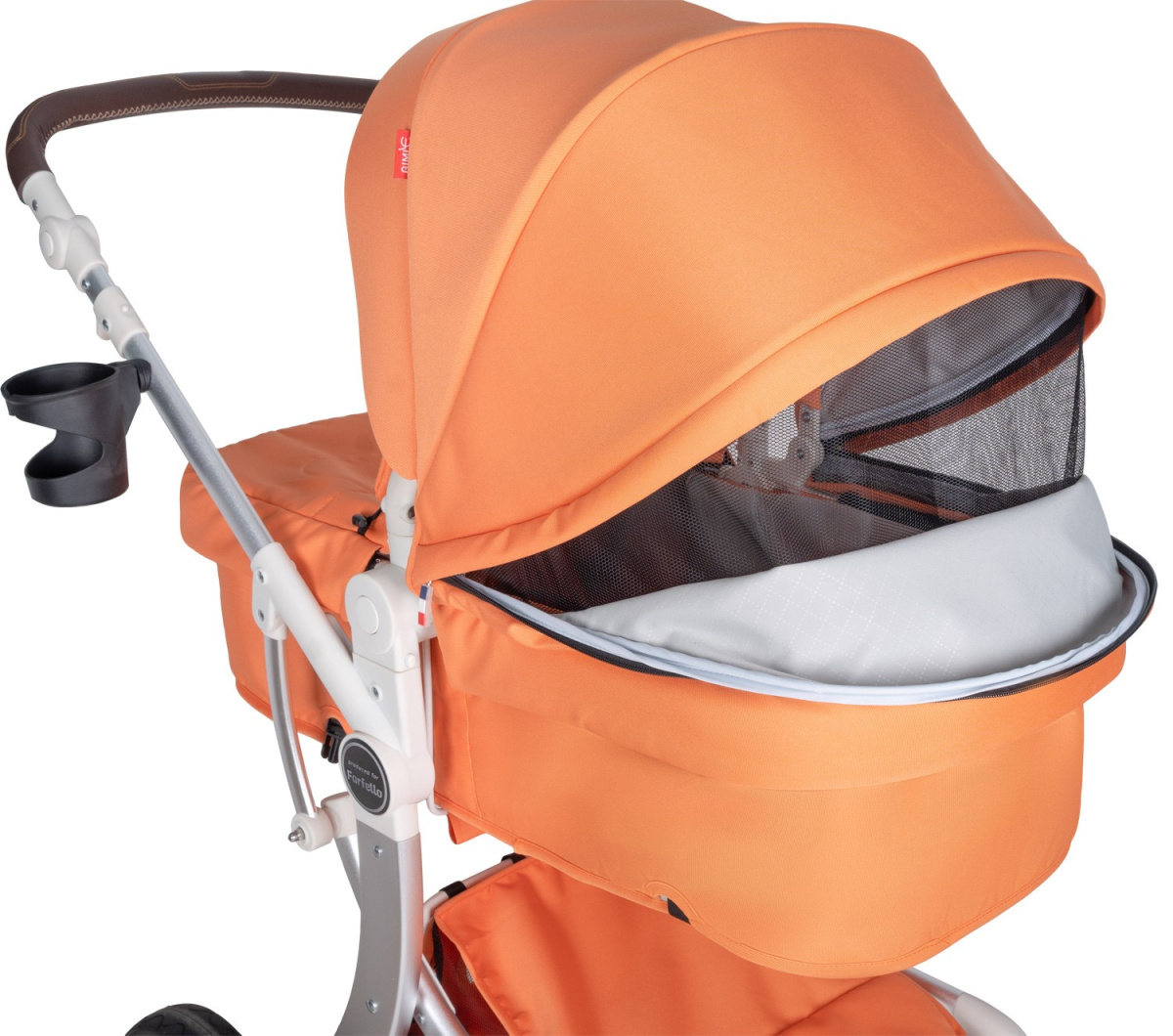 Коляска трансформер Farfello Aimile Original New Pearl (Коралловая Роза NDP-6)