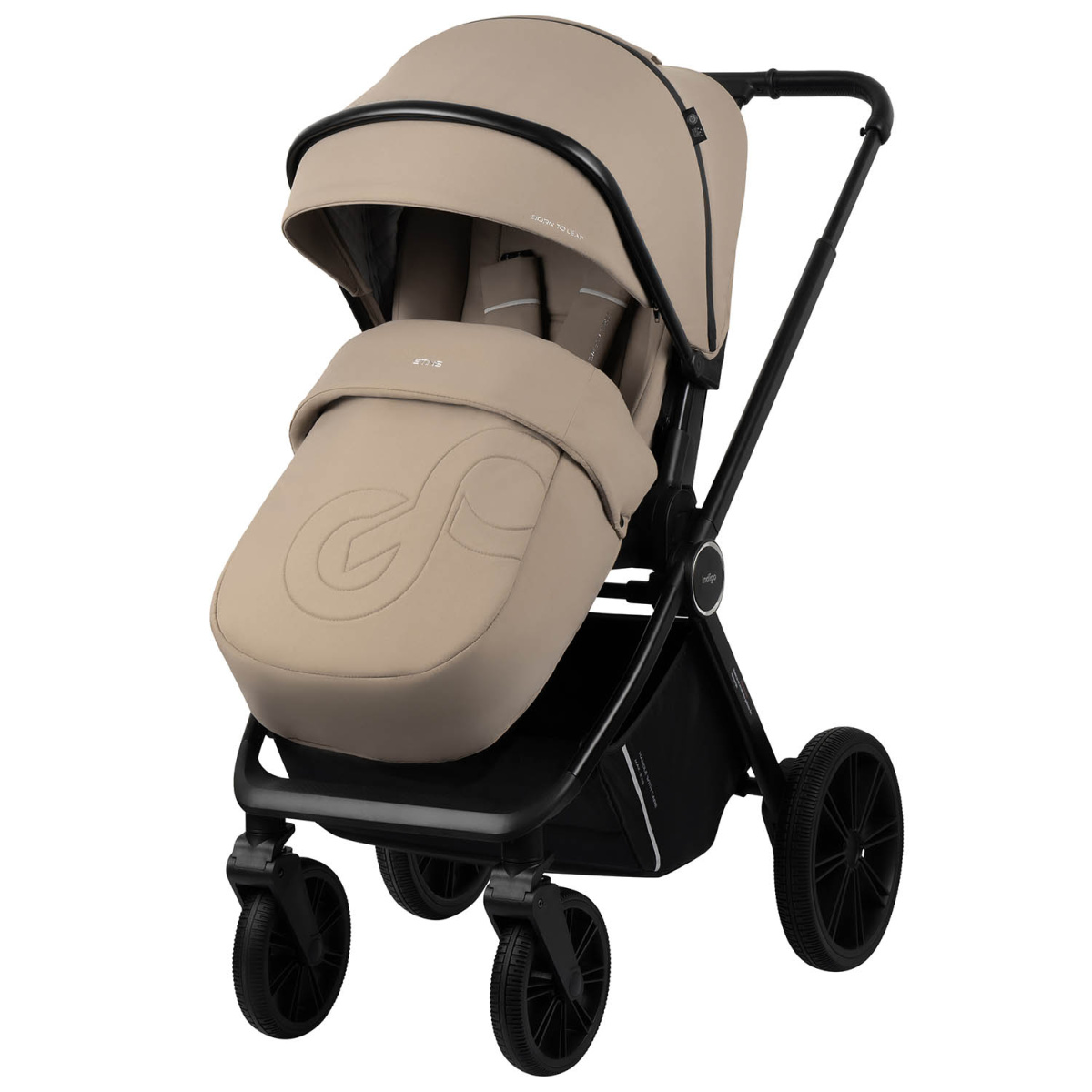 Коляска 2 в 1 Indigo STING бежевый