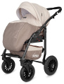 Коляска 3 в 1 Rant Siena 02 коричневый-бежевый