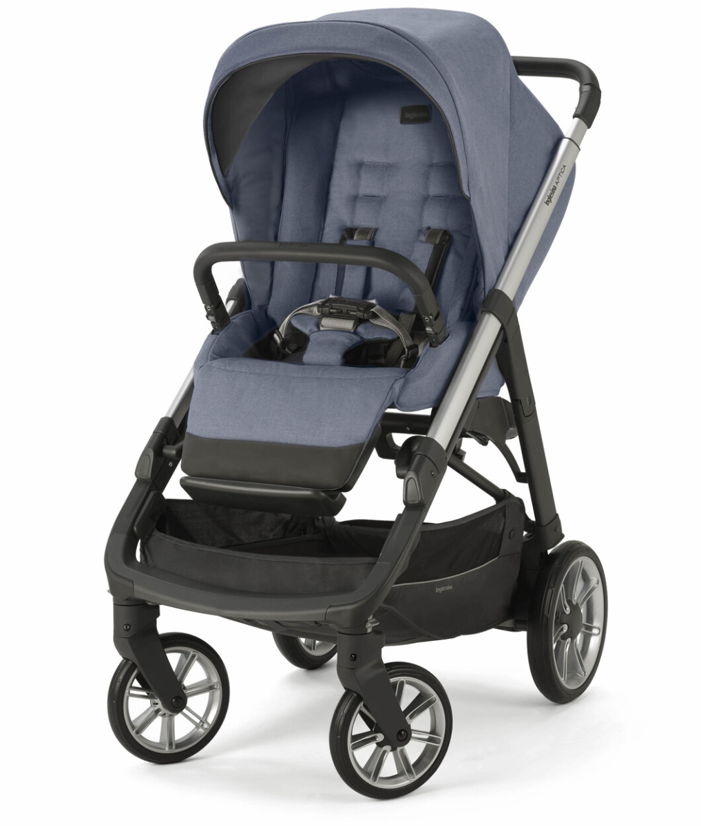 Коляска 3 в 1 Inglesina Aptica с подставкой под люльку Stand Up, Alaska Blue
