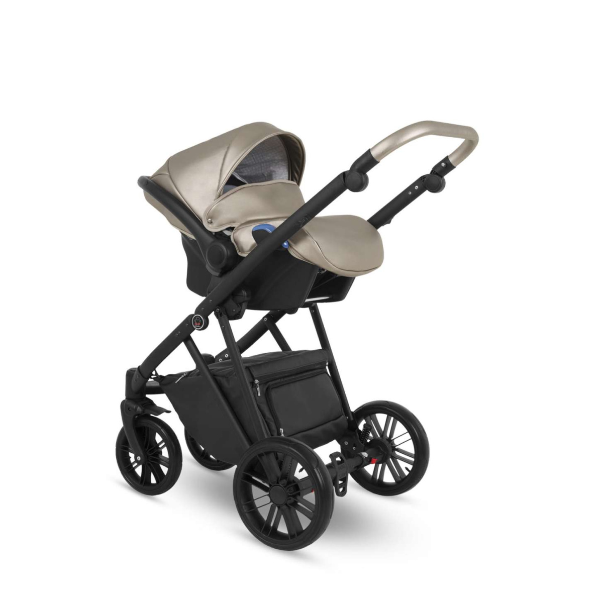 Коляска Camarelo Zeo 3 в 1 экокожа шампань