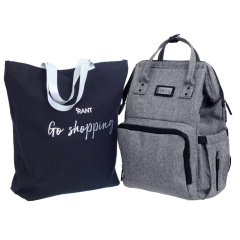 Сумка для мамы + шоппер Rant Shopping Set koala grey