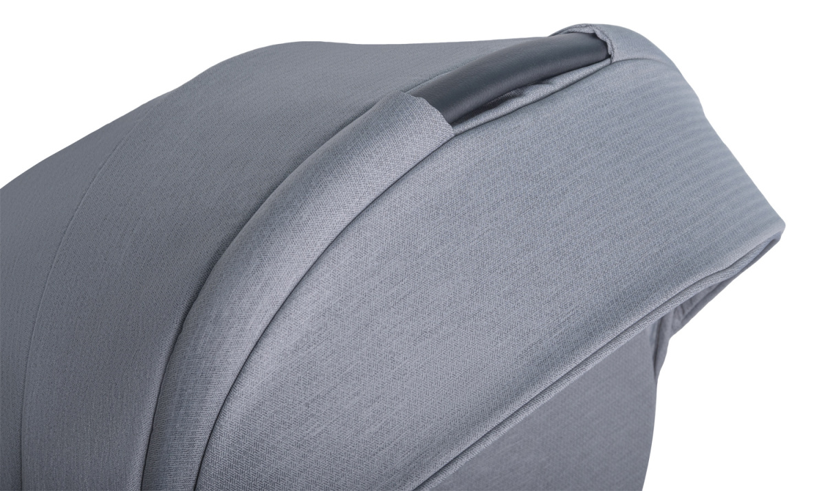 Коляска модульная 2в1 Farfello Baby shell BBS (BBS-19 Light grey/Светло серый/черная рама)