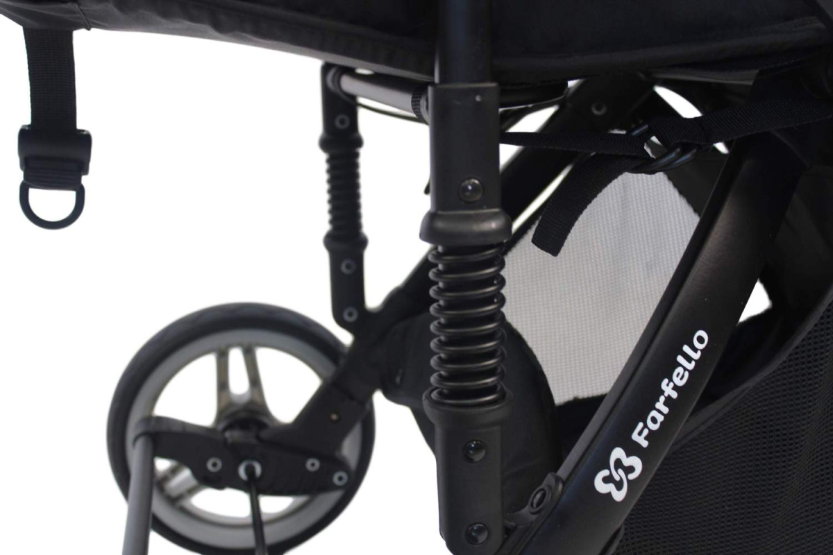 Коляска детская прогулочная Farfello Bino Angel Comfort (Silver/ серебристый)