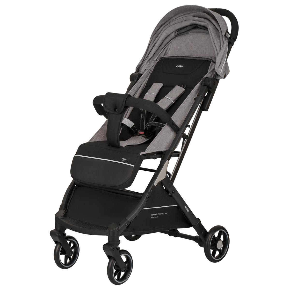 Коляска прогулочная Indigo ONYX серый