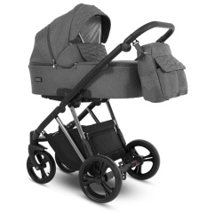 Коляска Camarelo Faro 3 в 1 серый меланж