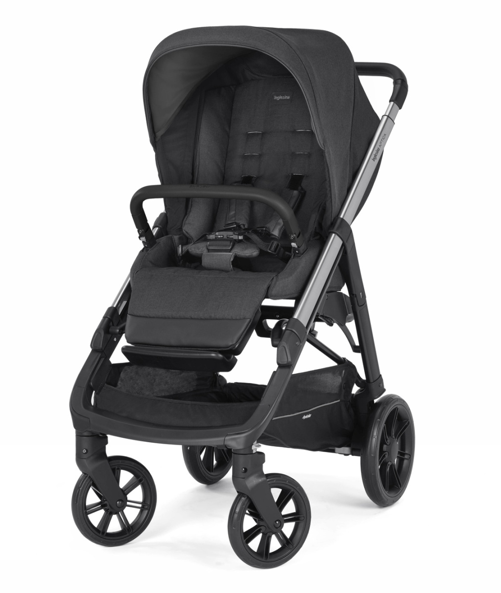 Коляска 2 в 1 Inglesina Aptica  с подставкой под люльку Stand Up, Mystic Black