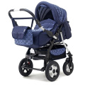 Коляска трансформер Bart-Plast Diana 2016 PKLO RO03, цвет: синий