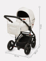 Коляска 2 в 1 Riko Basic Aicon Ecco 02 белый