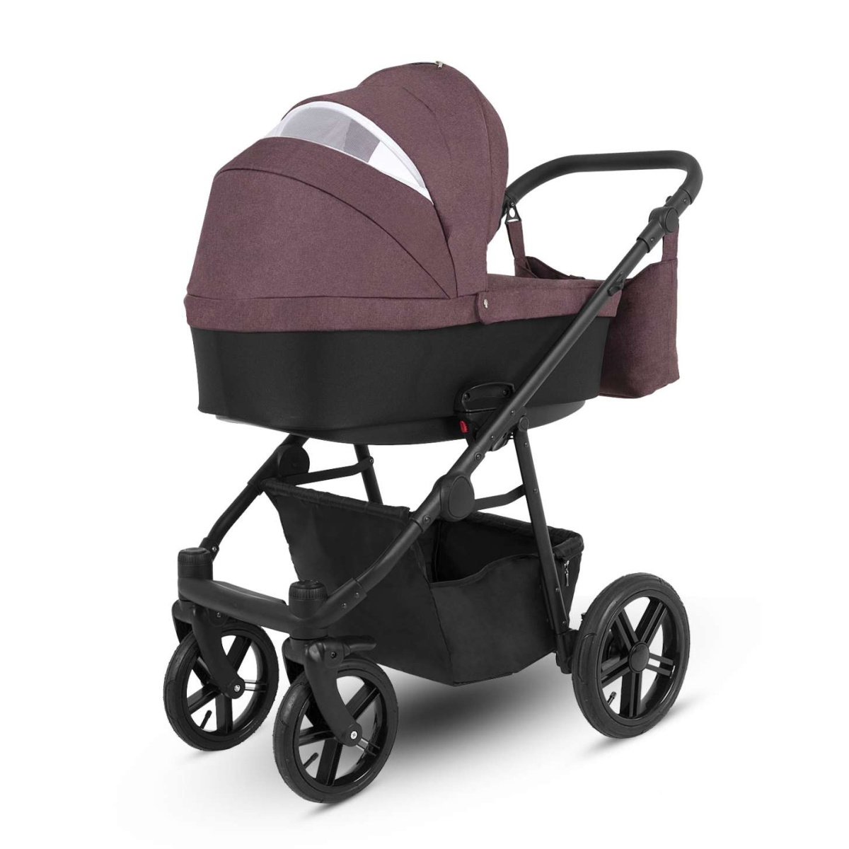 Коляска Camarelo Picco 3 в 1 гранатовый меланж