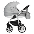 Коляска 2 в 1 Indigo Special, Is 04 (Серая кожа)