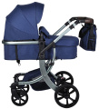 Коляска трансформер Farfello Aimile Original (New Silver) 608L (Синий)