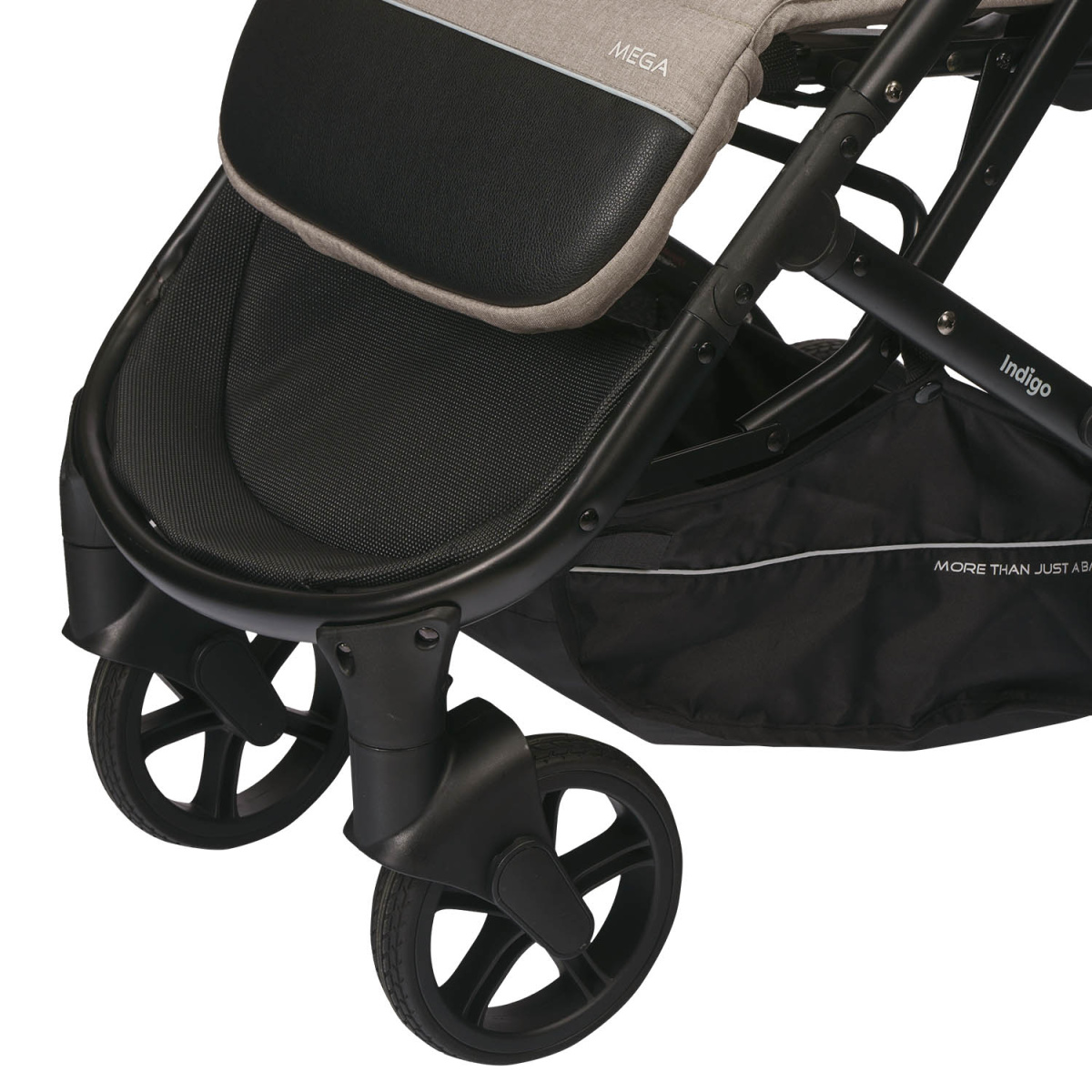 Коляска прогулочная Indigo MEGA бежевый