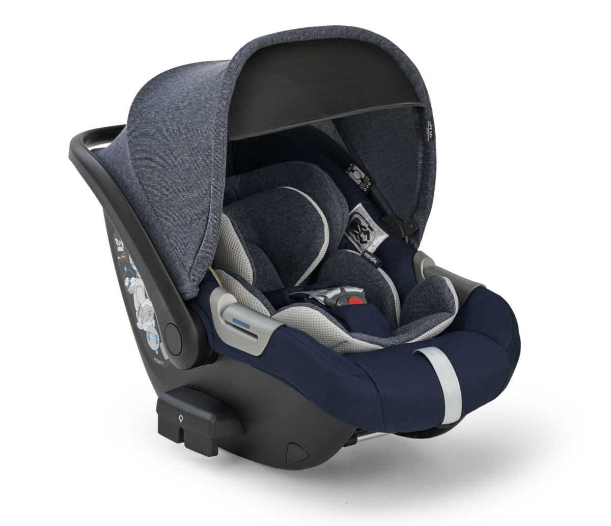 Коляска 3 в 1 Inglesina Electa с подставкой под люльку Stand Up, Soho Blue