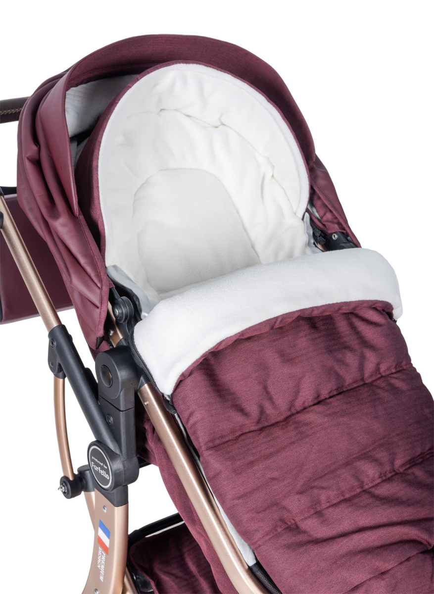 Коляска трансформер Farfello Aimile Original Autumn (Сладкая Вишня / Sweet Cherry, арт.АА-3)