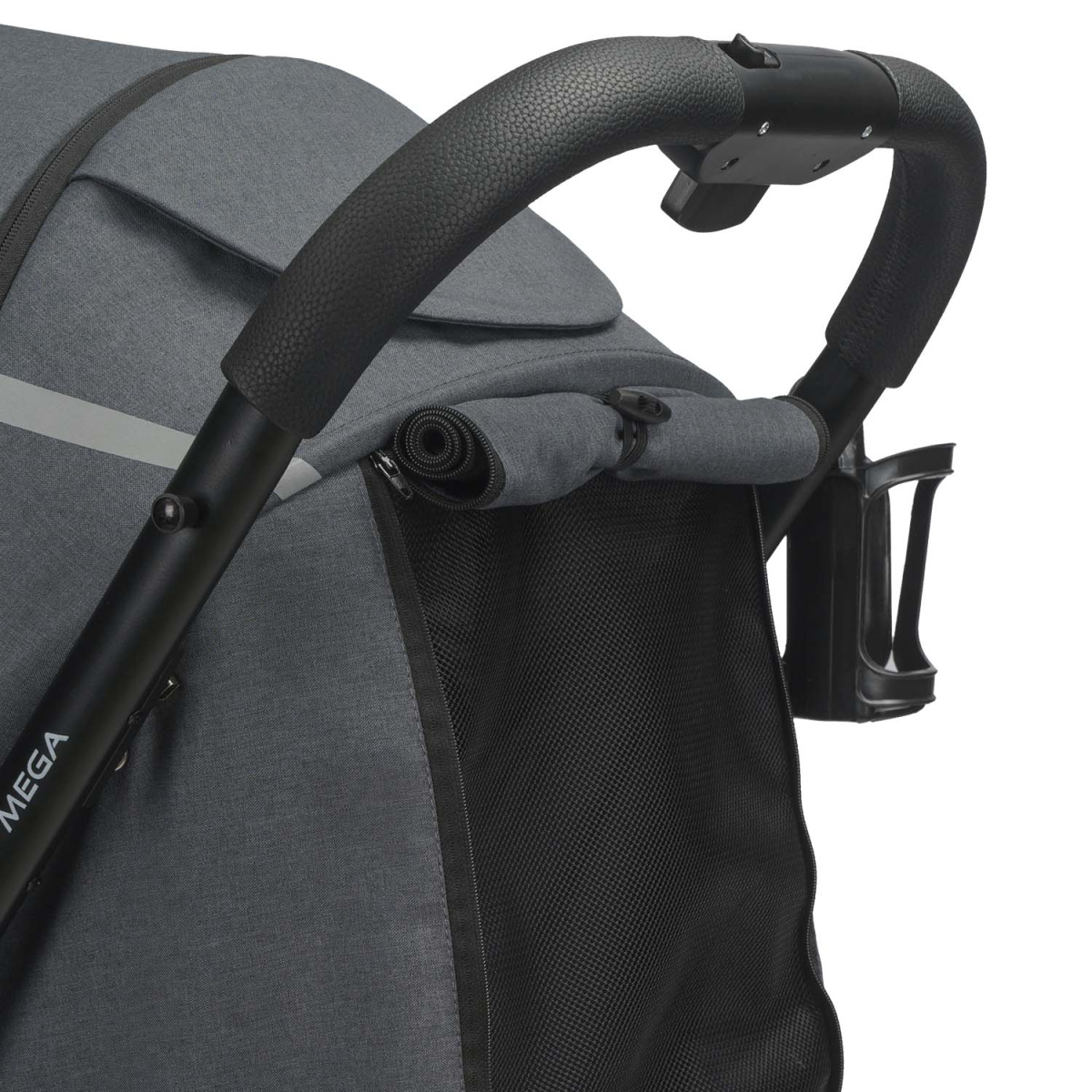 Коляска прогулочная Indigo MEGA темно-серый