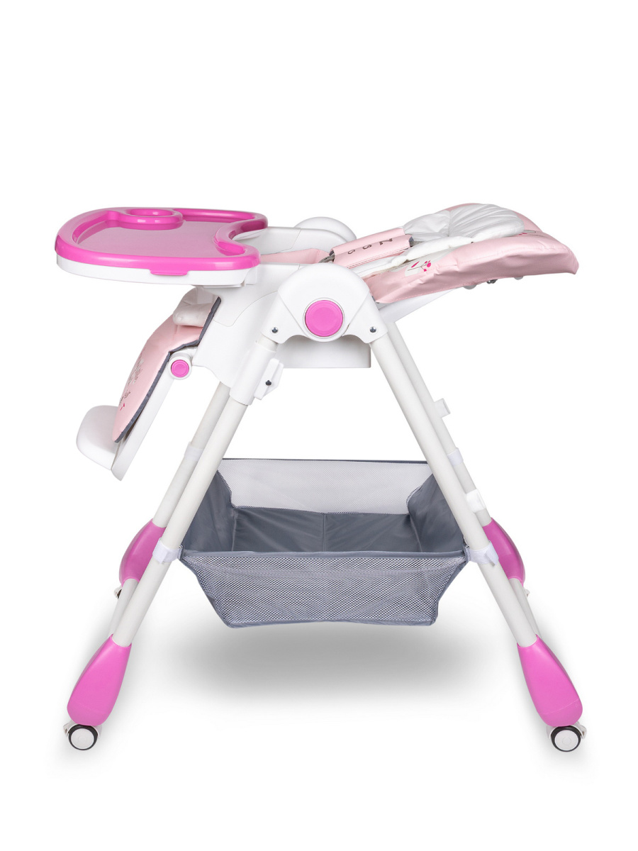 Стульчик для кормления Sevillababy Zoo Pink, розовый, зайчик