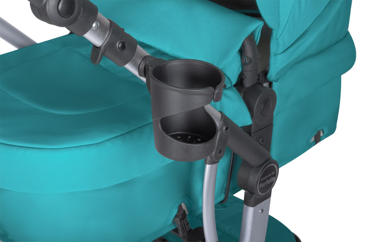 Коляска трансформер Farfello Aimile Original New Silver (Голубая гавань NDS-6)