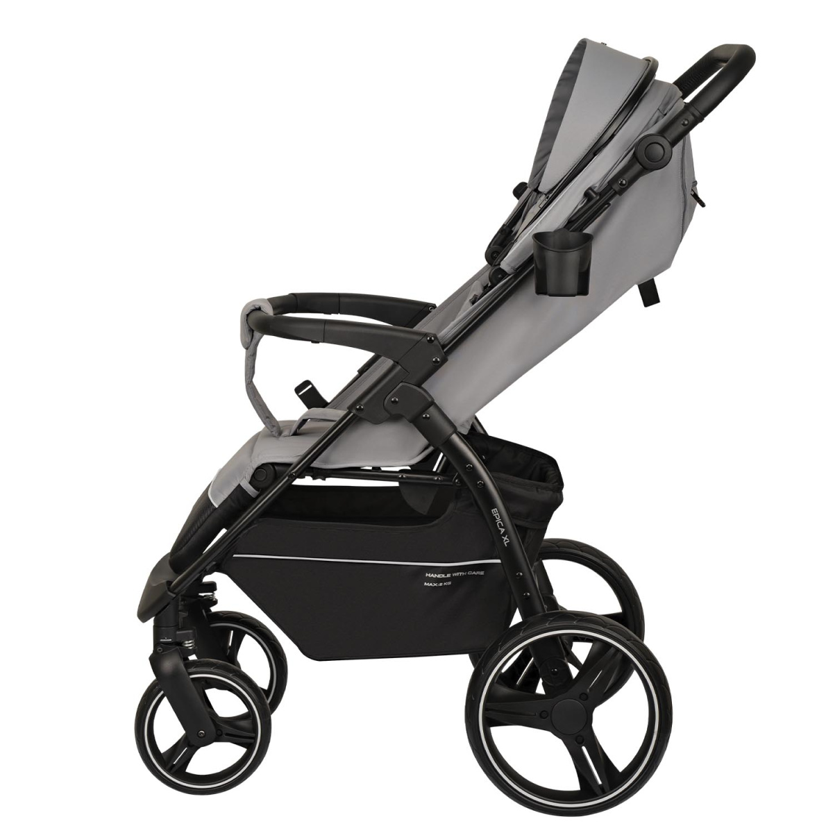 Коляска прогулочная Indigo EPICA XL светло-серый