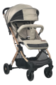 Коляска детская прогулочная Farfello Comfy Go (beige/ бежевый (золото) CG-111)
