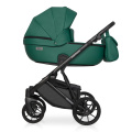 Коляска 3 в 1 Riko Basic Montana Ecco 13 Emerald зеленый