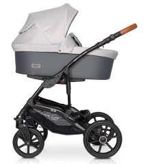 Коляска 3 в 1 Riko Basic Bella Life 01 Grey Fox серый