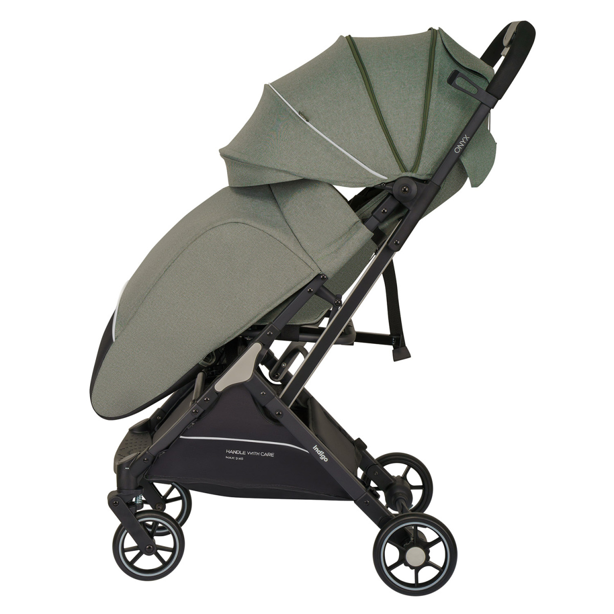 Коляска прогулочная Indigo ONYX оливковый