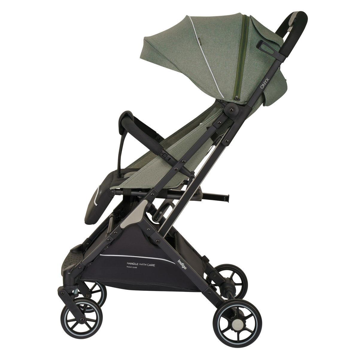 Коляска прогулочная Indigo ONYX оливковый