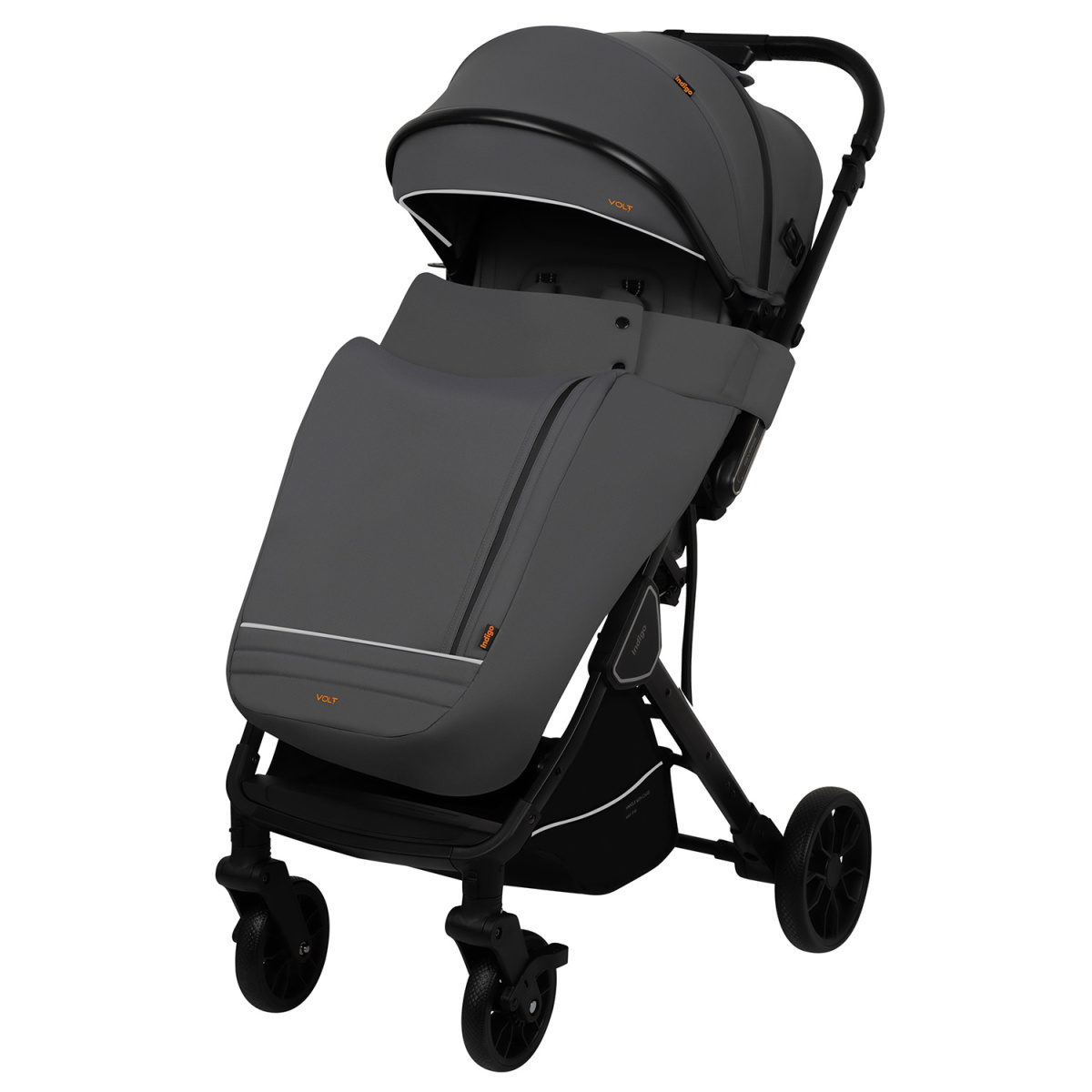 Коляска прогулочная Indigo VOLT темно-серый